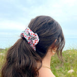 STRAWBERRY FIELDS - Printed Silk Scrunchie - Beyond Scrunchies